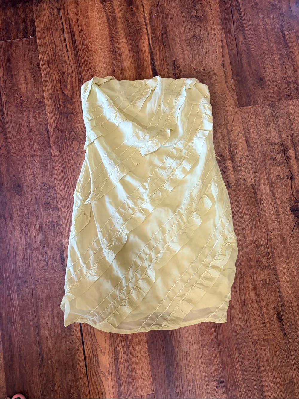 Fairycore Whimsical Strapless Dress size medium